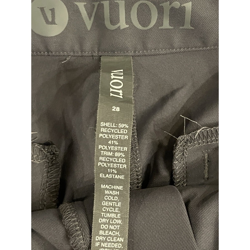 Vuori Pants Mens 28 Gray (28x31) Cascade Tech Khaki Performance Golf Active V427 - Picture 5 of 11